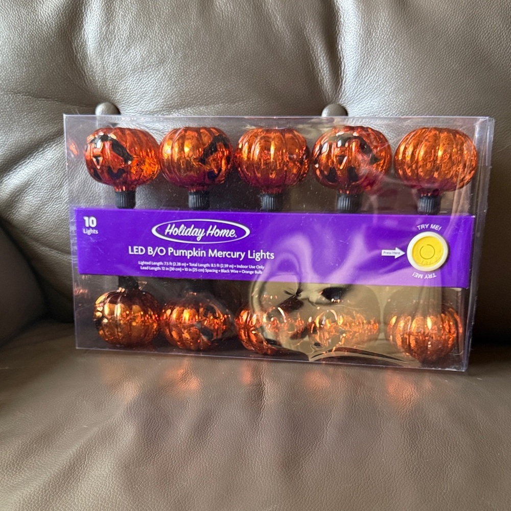 Holiday Home LED Pumpkin Lights Halloween 🎃 Decor